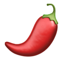 hot pepper appearance on Apple