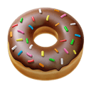 donut ifadesinin Apple platformundaki görünümü