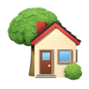 house with garden appearance on Apple
