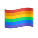 rainbow flag appearance on Apple