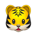 tiger face appearance on Apple