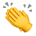 clapping hands appearance on Apple