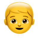 boy appearance on Apple