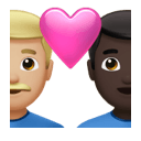 相愛:男人 男人 黃皮膚 黑皮膚 在 Apple 平台的外觀