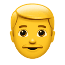 man appearance on Apple