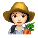 农妇: 较浅肤色 在 Apple 平台的外观