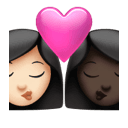 親:女人 女人 白皮膚 黑皮膚 在 Apple 平台的外觀