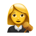 女法官 在 Apple 平台的外观