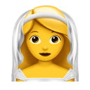 戴头纱的女人 在 Apple 平台的外观