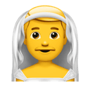 man with veil appearance on Apple
