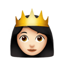 princess: light skin tone appearance on Apple