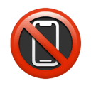 no mobile phones appearance on Apple