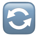 counterclockwise arrows button appearance on Apple