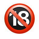 no one under eighteen appearance on Apple