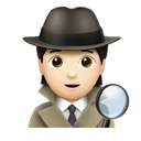 detective: light skin tone appearance on Apple