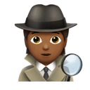 detective: medium-dark skin tone appearance on Apple
