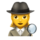 woman detective appearance on Apple