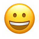 grinning face appearance on Apple