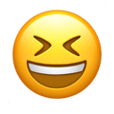 斜眼笑 在 Apple 平台的外观
