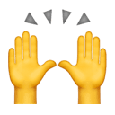 raising hands appearance on Apple