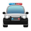 oncoming police car appearance on Apple
