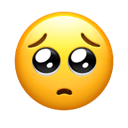 pleading face appearance on Apple
