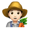 farmer: light skin tone appearance on Apple