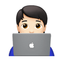 technologist: light skin tone appearance on Apple