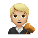 judge: medium-light skin tone appearance on Apple