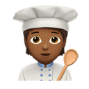 cook: medium-dark skin tone appearance on Apple