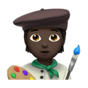 artist: dark skin tone appearance on Apple