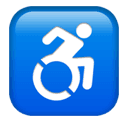 wheelchair symbol appearance on Apple