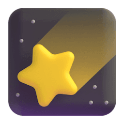 shooting star appearance on Microsoft