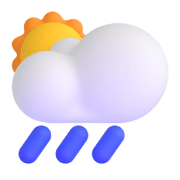 sun behind rain cloud appearance on Microsoft
