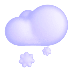 cloud with snow appearance on Microsoft