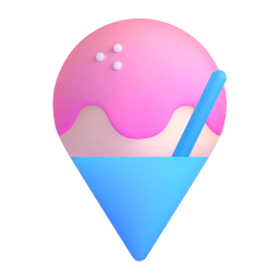 shaved ice appearance on Microsoft