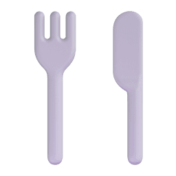 fork and knife appearance on Microsoft