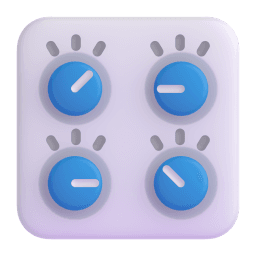 control knobs appearance on Microsoft