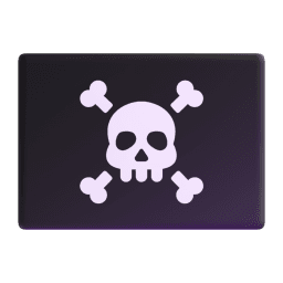 pirate flag appearance on Microsoft