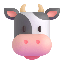 cow face appearance on Microsoft
