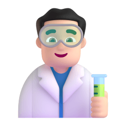 man scientist: light skin tone appearance on Microsoft