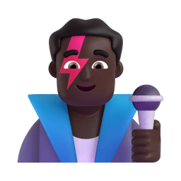 man singer: dark skin tone appearance on Microsoft