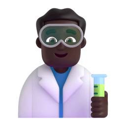 man scientist: dark skin tone appearance on Microsoft
