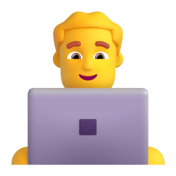 man technologist appearance on Microsoft
