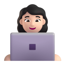 女程序员: 较浅肤色 在 Microsoft 平台的外观