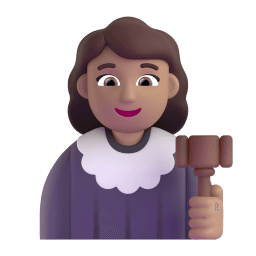 woman judge: medium skin tone appearance on Microsoft