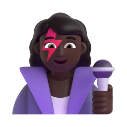 woman singer: dark skin tone appearance on Microsoft