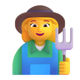 woman farmer appearance on Microsoft
