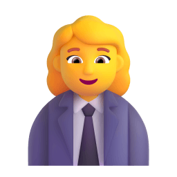 女白领 在 Microsoft 平台的外观