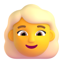 woman: blond hair appearance on Microsoft